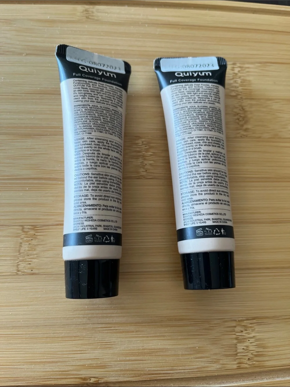 (NWT) Bundle of Two Full Coverage Foundation SPF 15 - Medium/Beige